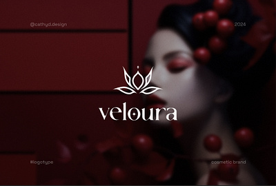 Logo for a cosmetics brand design graphic design logo typography vector