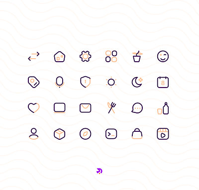 Duoline icons (new✨) design icon design icon library icon pack icon set iconography icons illustration line icons solid icons ui icons ui ux design user interface