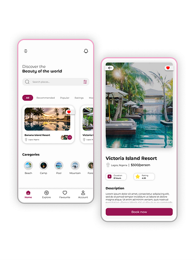 mobile app design inspiration app design booking design inspiration