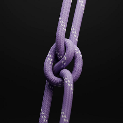 Rope 🏔️ 3d animation bd3 blender branding climb climbing loop motion graphics nodes purple rope salomon sport