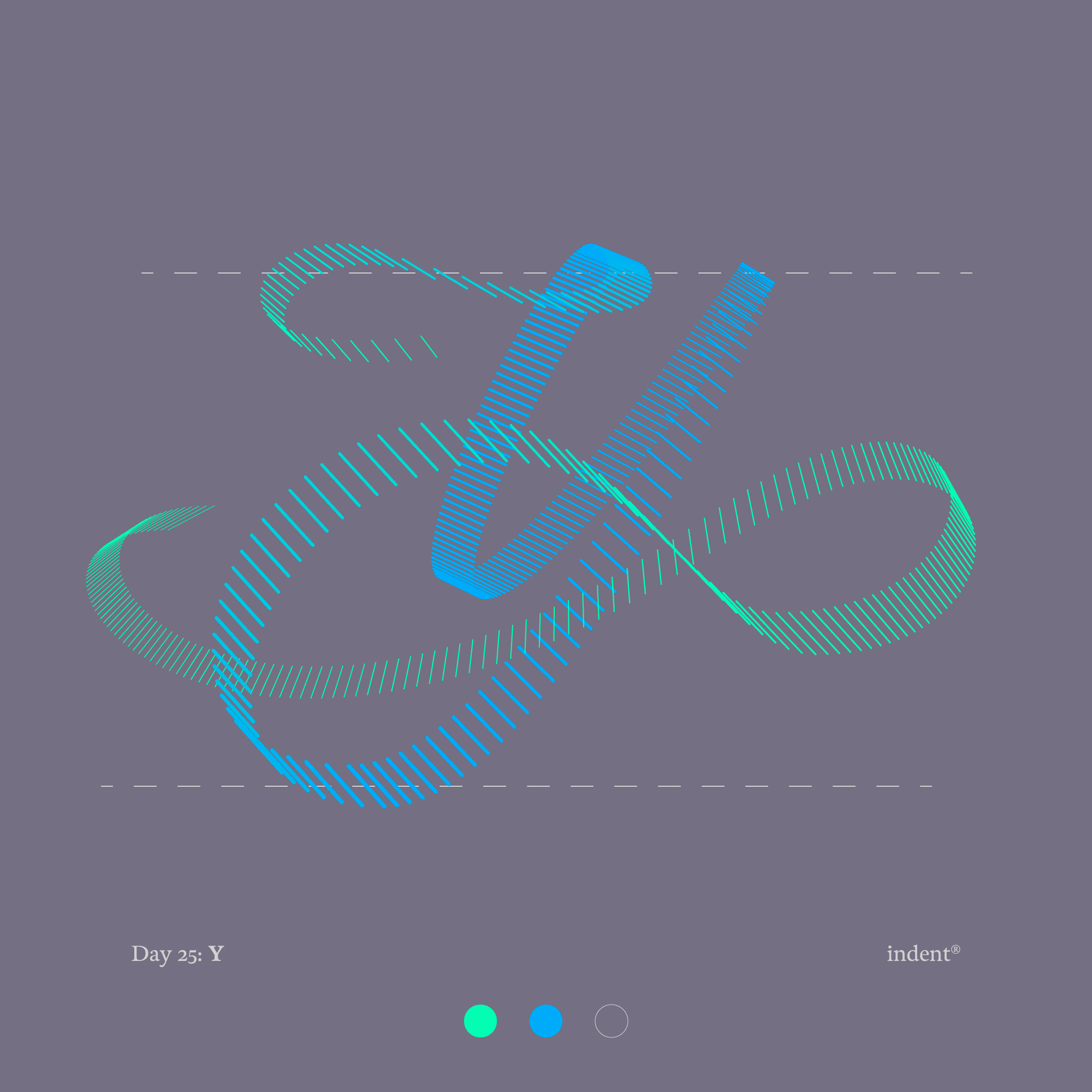 Daily Type Challenge: Day 25 branding custom type design font design letter design lettering type design typography ynwa
