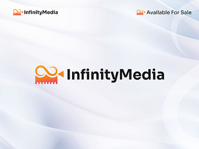 Infinity Media Logo - Modern Icon Logo Design for Media branding graphic design identity infinitylogo letters logo logotype mediacoverlogo mediahublogo medialogo mediazonelogo simple