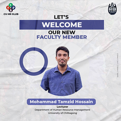 Congratulations Post For Faculty Member branding congratulation design faculty graphic design thank you