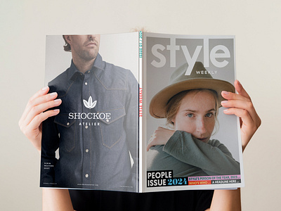 Style Weekly Redesign art direction branding graphic design publication design typography