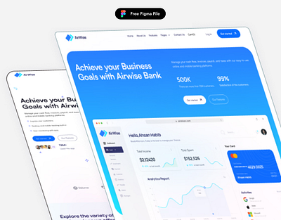 Finance SaaS Website banking website dashboard design figma fintech saas saas website technology uiux web design