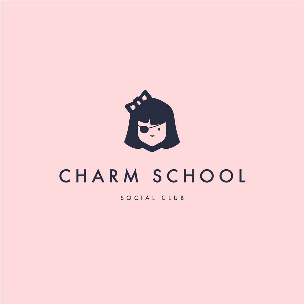 Charm School Alternate Logo branding logo logo design