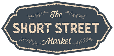 The Short Street Market Logo branding business design flower graphic design grunge illustration logo market print typography vector vintage visual identity