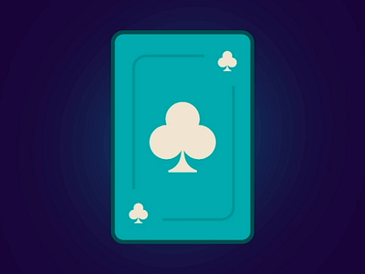 Poker Card Rotate Animation animation graphic design motion graphics ui