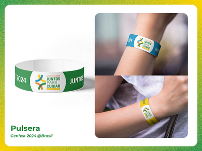 Paper band/Pulsera Genfest 2024 brasil design genfest. mockup paper band