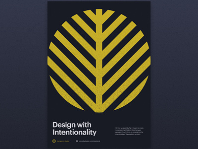 Design with Intentionality design humane by design poster