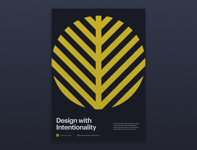 Design With Intentionality poster