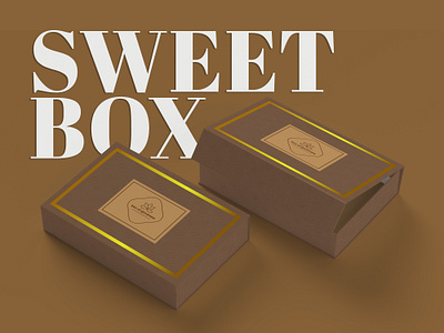 Premium brown Sweet Packaging Design brown packaging design design graphic design packaging design premium design sweet packaging design sweets