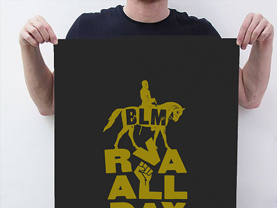 RVA All Day / BLM Poster graphic design poster poster design