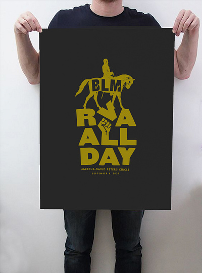 RVA All Day / BLM Poster graphic design poster poster design