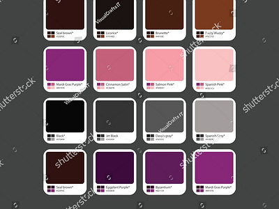 Purple, Brown, cream color combination palette with hex beautiful