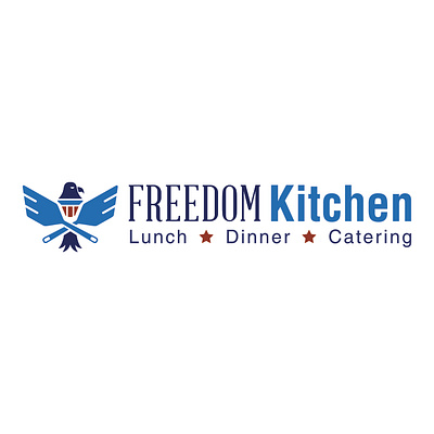 Freedom Kitchen Logo graphic design logo