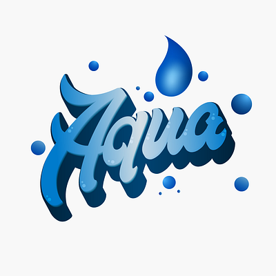 AQUA Logo design logo vector