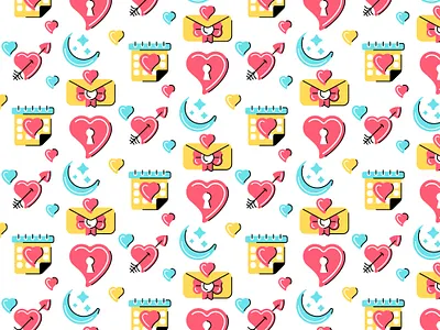 Valentine Pattern Background 3ab2ou couple february heart love valentine wedding