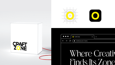 Visual Identity Design for Craft Zone brand identity branding design graphic design logo typography