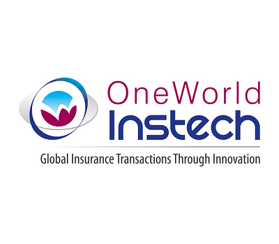 OneWorld Instech Logo branding graphic design logo