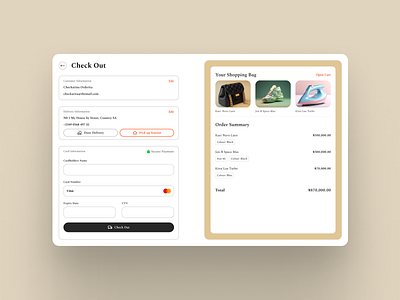 Carta Check Out Page - Web checkoutpage e cormmerce minimalistic shopping ui uidesign wedesign