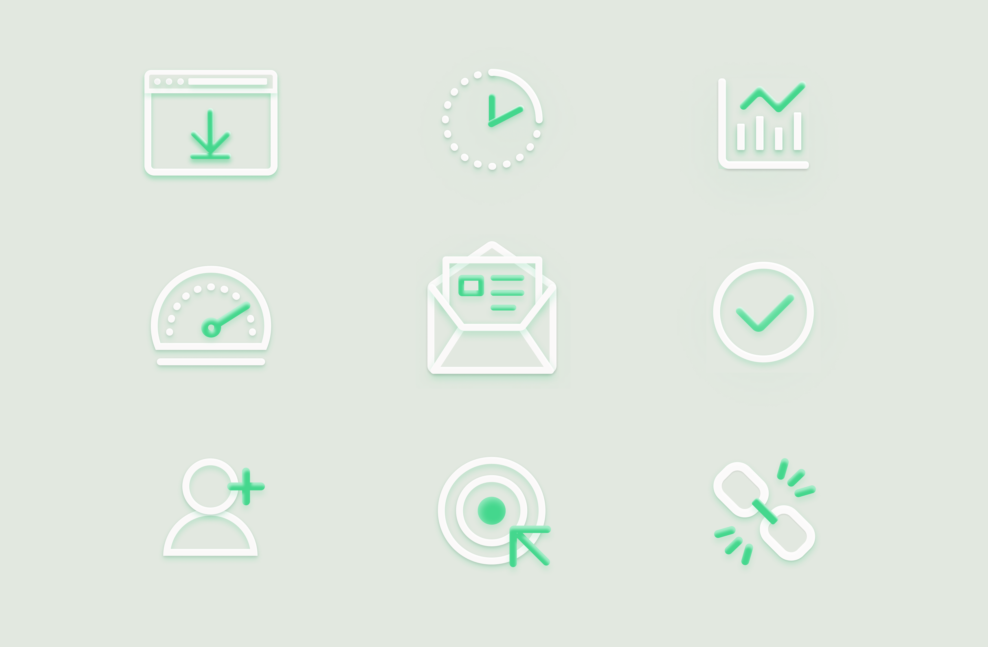 Set of 2.5D icons made in figma 2.5d 3d figma icons ui