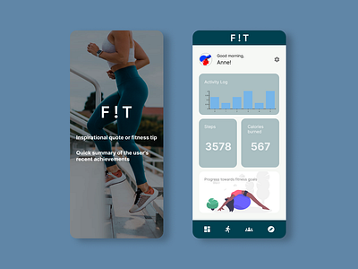 Workout / Exercise UI Design ui