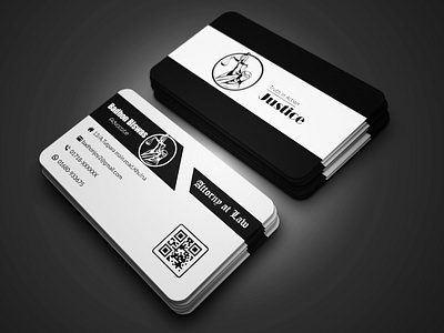 Business Card for Lawyer. branding graphic design