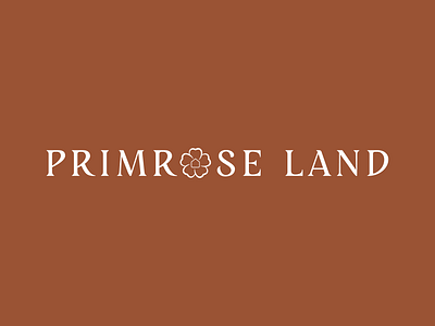 Primrose Land Logo Design branding daily logo daily logo challenge daily logo design design graphic design logo logo design primrose primrose logo wordmark