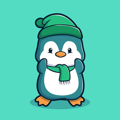 Penguins in winter animal animals cartoon cartoon penguin cute cute animals cute cartoon cute illustration cute penguin draw draw animal draw penguin illustration penguin