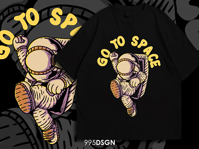 Go to space illustrationaday