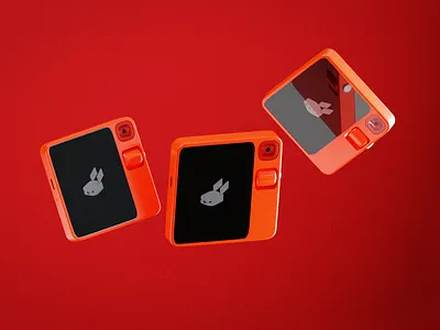 rabbit r1 - visualisation 3D 3d bl blender graphic design rabbit r1 render