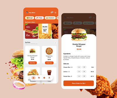 Food Delivery App appdesign design mobile app mobile app design ui uidesign uxdesign