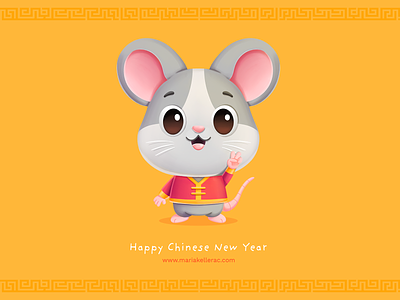 Chinese Zodiac / Rat 🐭 baby cartoon character children china chinese cute illustration kawaii kids mexican mexico new year rat rata zodiac 鼠类