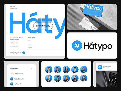 Hatypo Studio Rebranding brand brand guide brand guidelines branding guidelines hatypo studio new branding new logo new looks rebranding visual visual identity