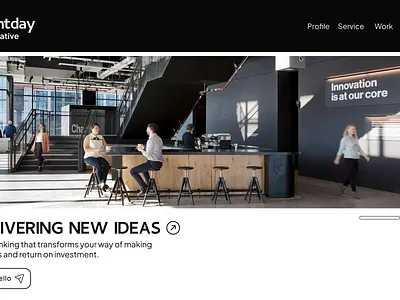 Agency Website Design graphic design interface ui website