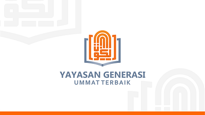 Logo Yayasan Generasi Ummat Terbaik branding business design graphic design icon illustration logo minimal ui vector