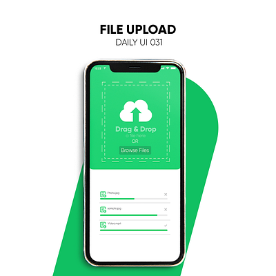 File Upload #DailyUI #031 app branding challenge dailyui design graphic design illustration logo typography ui uiux ux vector