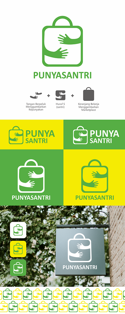Logo Punya Santri branding business design graphic design icon illustration logo minimal ui vector