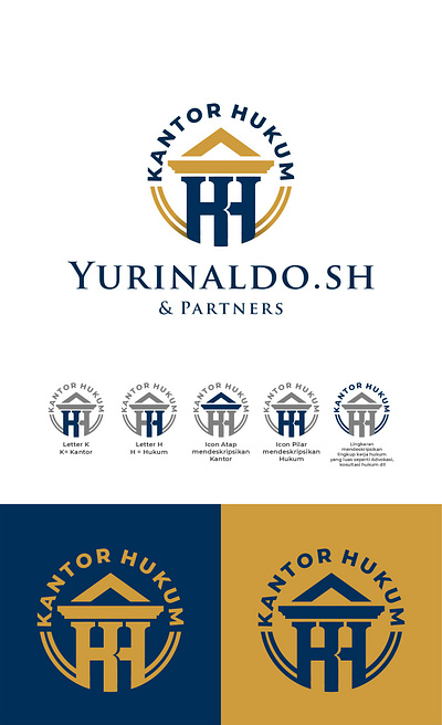 Logo Kantor Hukum branding business design graphic design icon illustration logo minimal ui vector