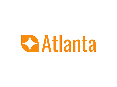 Atlanta Logo for Sale atl logo atlanta branding braves logo falcons logo georgia logo hawks logo icon identity letter logotype peach logo typography vector