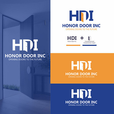 logo Honor Door INC branding business design graphic design icon illustration logo minimal ui vector