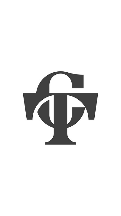 Ct Tc Monogram Typography Logo designs, themes, templates and ...