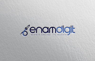 Enam Digit branding graphic design logo simple logo