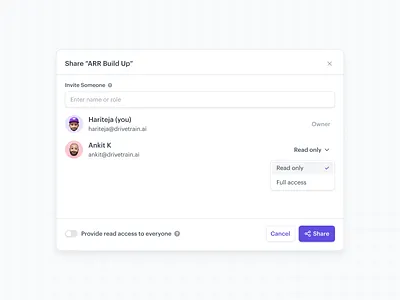 Share Experience for Drivetrain, Inc b2b design fintech product design saas ui ux
