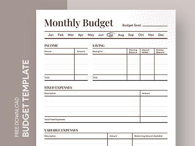 Budget Planner Printable Free Google Docs Template budget budget design budget planner budget printable budgets business docs financial free google docs templates free template free template google docs google google docs monthly budget plan planner template