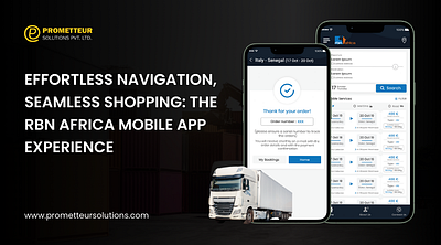 Effortless Navigation, Seamless Shopping: RBN Africa Mobile App animation app development illustration mobile app development mobile app development company motion graphics prometteursolutions rbn africa app