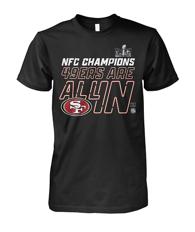San Francisco 49ers 2023 NFC Champions Locker Room Trophy Shirt