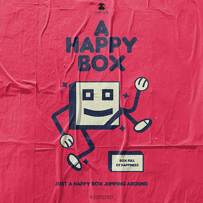 A Happy Box design graphic design illustration