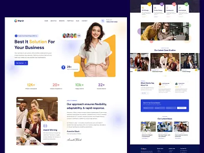 Manit - IT Solution Service company creative it it business it company it service it service website it solution service ui website